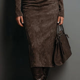 Lorena | Midi haljina koja grije i laska