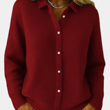 Elena - Klasični Džemper od Udobne Pletenine